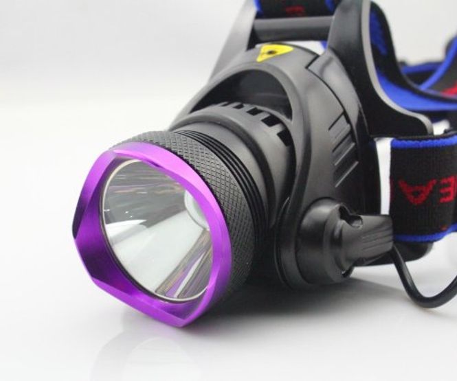 Hovedbilde Hodelykt CREE XM-L XML T6 2000 lumens, oppladbar